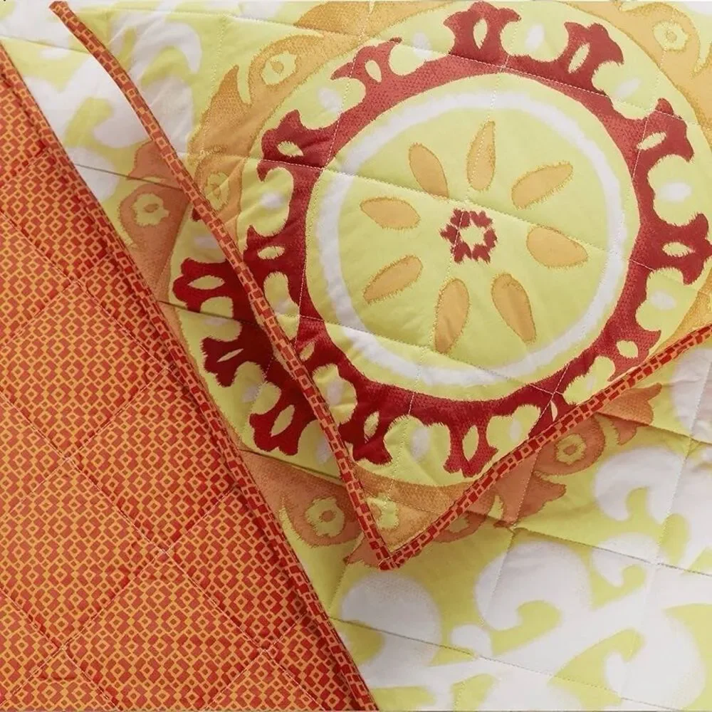 Queen/Full Quilt Set Good Vibes NWT